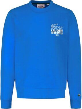 NWT Lacoste Mens Size 4XL Long Sleeve Crew Neck Crocodile Logo Sweatshirt NEW